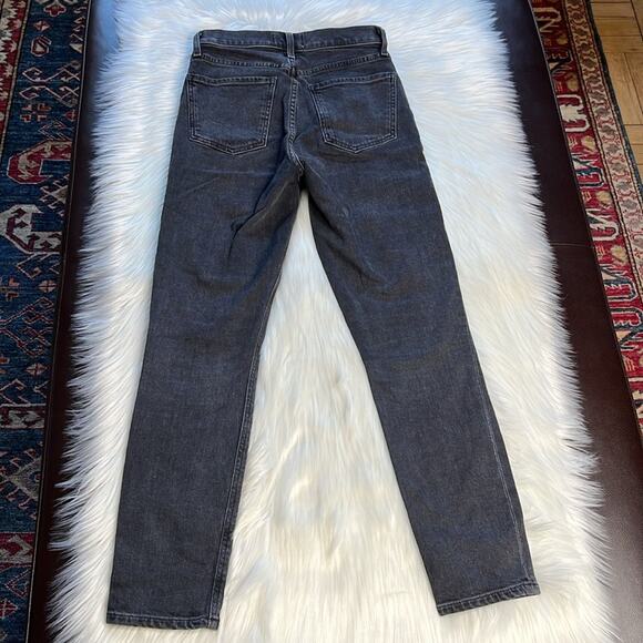 Agolde Black High Rise Nico Slim Jeans - Picture 6 of 10